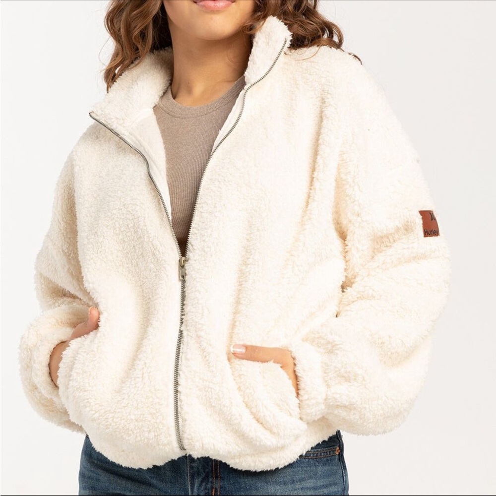 Hurley brand Sherpa jacket new w/tags - Picture 2 of 10